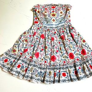 Anthropologie Forever That Girl Ruffle Tube Mini Dress